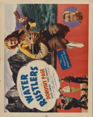 Water Rustlers movie poster (1939) metal framed poster