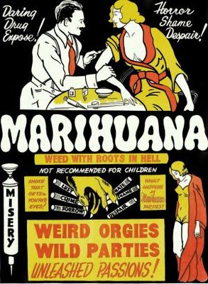 Marihuana movie poster (1936) Stickers MOV_d3b30b44
