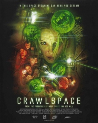 Crawlspace movie poster (2012) wooden framed poster