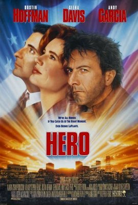 Hero movie poster (1992) wooden framed poster