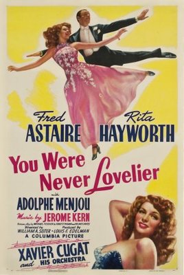 You Were Never Lovelier movie poster (1942) wooden framed poster