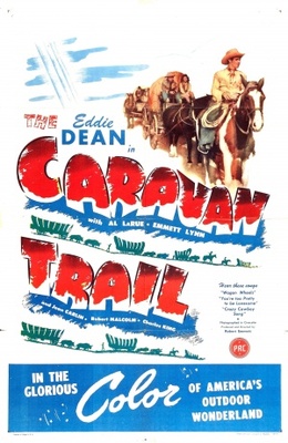 The Caravan Trail movie poster (1946) canvas poster