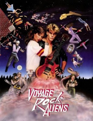 Voyage of the Rock Aliens movie poster (1988) poster with hanger