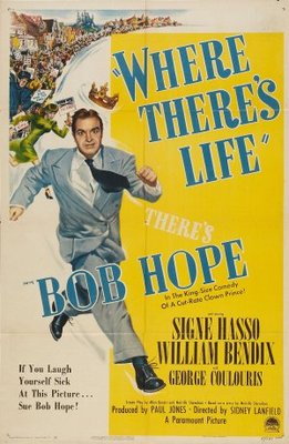 Where There's Life movie poster (1947) mug