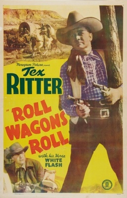 Roll Wagons Roll movie poster (1940) metal framed poster