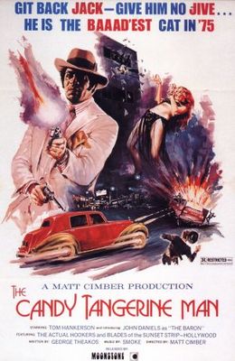 Candy Tangerine Man movie poster (1975) metal framed poster
