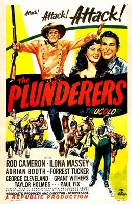 The Plunderers movie poster (1948) Stickers MOV_d4bafd9e
