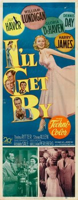 I'll Get By movie poster (1950) wood print