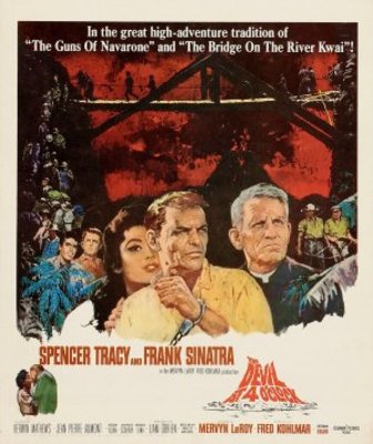 The Devil at 4 O'Clock movie poster (1961) wooden framed poster