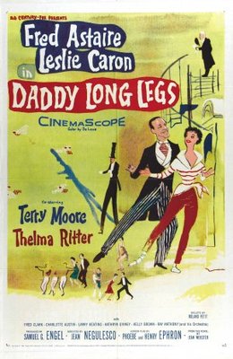 Daddy Long Legs movie poster (1955) Longsleeve T-shirt