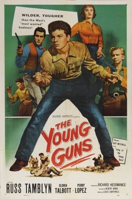 The Young Guns movie poster (1956) Stickers MOV_d4f0dd3e