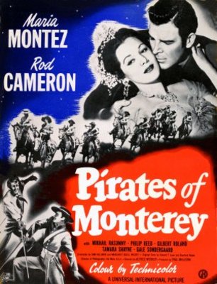 Pirates of Monterey movie poster (1947) Stickers MOV_d50b38a0