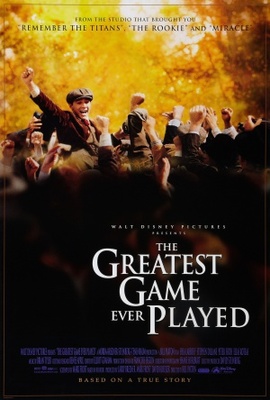 The Greatest Game Ever Played movie poster (2005) wooden framed poster