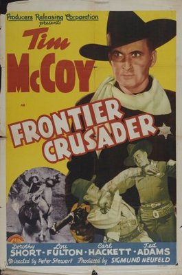 Frontier Crusader movie poster (1940) poster with hanger
