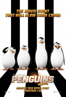 Penguins of Madagascar movie poster (2014) wooden framed poster