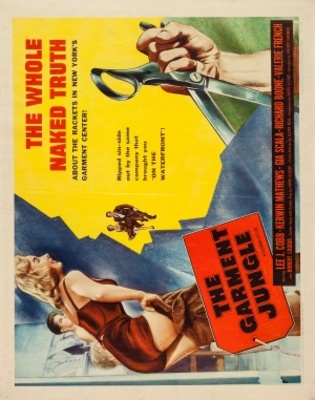 The Garment Jungle movie poster (1957) metal framed poster