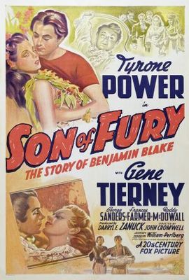 Son of Fury movie poster (1942) Stickers MOV_d54d49c8