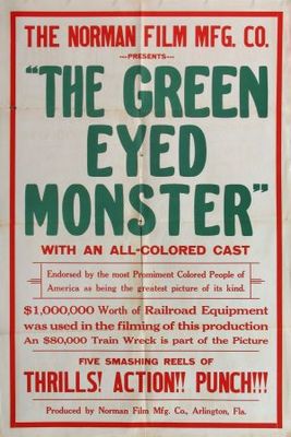 The Green-Eyed Monster movie poster (1919) wooden framed poster