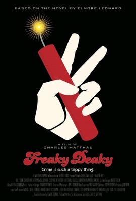 Freaky Deaky movie poster (2012) wooden framed poster