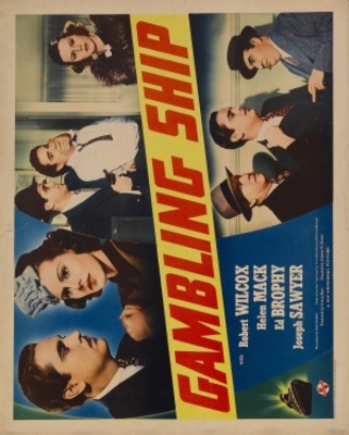 Gambling Ship movie poster (1938) metal framed poster