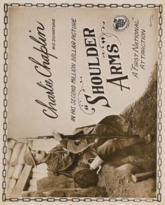 Shoulder Arms movie poster (1918) wooden framed poster