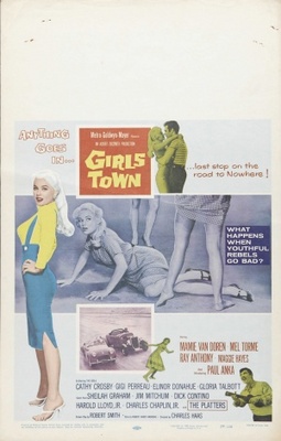 Girls Town movie poster (1959) Longsleeve T-shirt