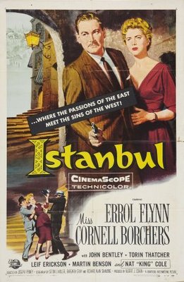 Istanbul movie poster (1957) metal framed poster