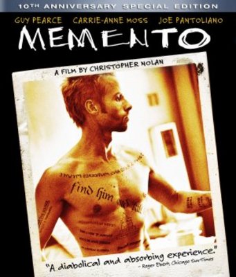 Memento movie poster (2000) poster with hanger