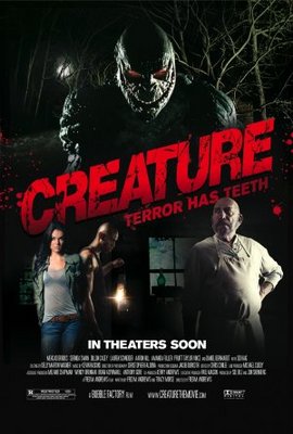 Creature movie poster (2011) wooden framed poster