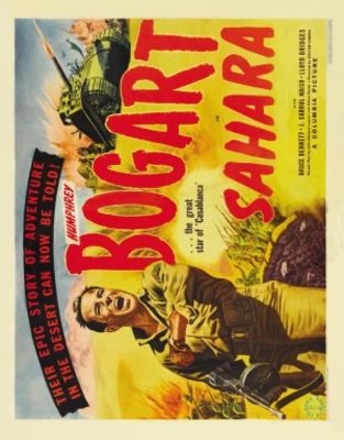 Sahara movie poster (1943) canvas poster