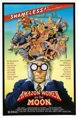 Amazon Women on the Moon movie poster (1987) wooden framed poster