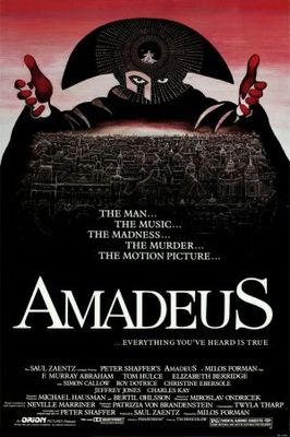 Amadeus movie poster (1984) poster with hanger