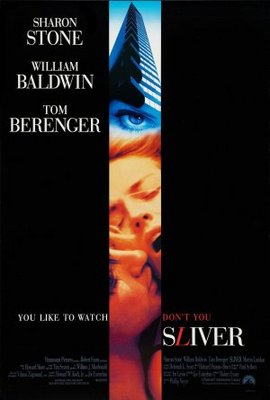 Sliver movie poster (1993) Stickers MOV_d5f9bbc4
