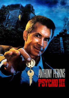 Psycho III movie poster (1986) canvas poster