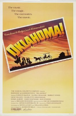 Oklahoma! movie poster (1955) wood print