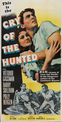 Cry of the Hunted movie poster (1953) poster with hanger