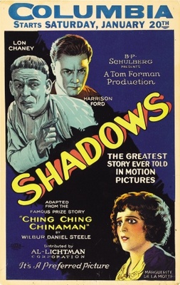 Shadows movie poster (1922) wood print