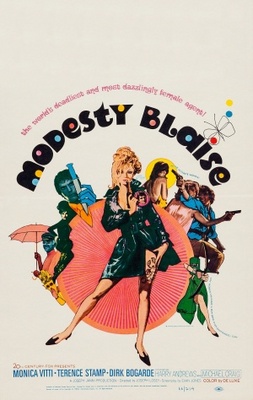 Modesty Blaise movie poster (1966) t-shirt