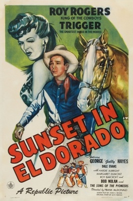 Sunset in El Dorado movie poster (1945) mouse pad