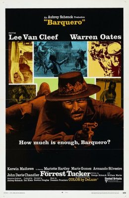 Barquero movie poster (1970) canvas poster