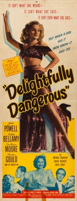 Delightfully Dangerous movie poster (1945) sweatshirt