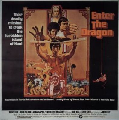 Enter The Dragon movie poster (1973) Stickers MOV_d684a1d2