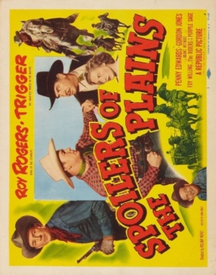 Spoilers of the Plains movie poster (1951) wooden framed poster