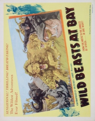 Wild Beasts at Bay movie poster (1947) canvas poster