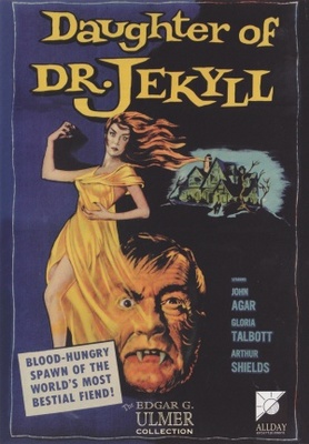Daughter of Dr. Jekyll movie poster (1957) wooden framed poster