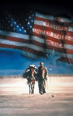 The Postman movie poster (1997) wood print