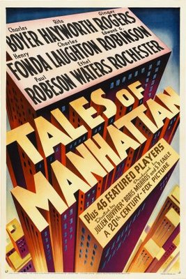 Tales of Manhattan movie poster (1942) metal framed poster