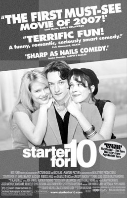 Starter for 10 movie poster (2006) tote bag