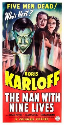 The Man with Nine Lives movie poster (1940) canvas poster