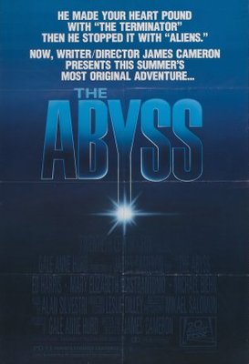 The Abyss movie poster (1989) canvas poster